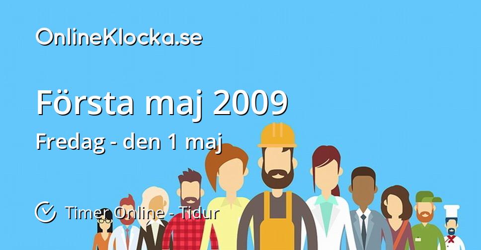 Första maj 2009